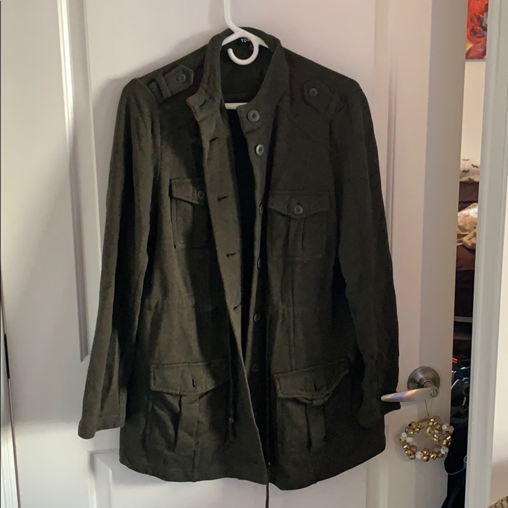 Olive Torrid knit coat. Torrid size 00